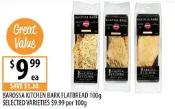 Supabarn Barossa kitchen bark flatbread offer