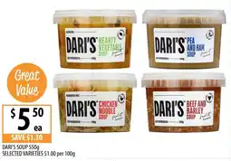 Supabarn Dari's soup offer