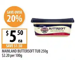 Supabarn Mainland buttersoft tub offer