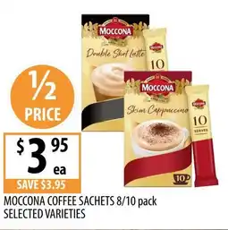 Supabarn Moccona coffee sachets offer