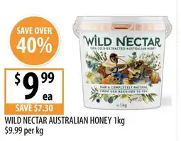 Supabarn Wild nectar australian honey offer
