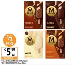 Supabarn Streets magnum multi packs offer