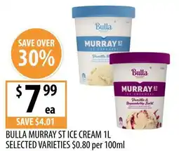 Supabarn Bulla murray st ice cream offer