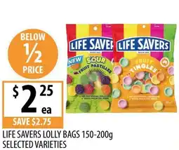 Supabarn Life savers lolly bags offer