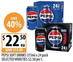 Supabarn Pepsi soft drinks offer