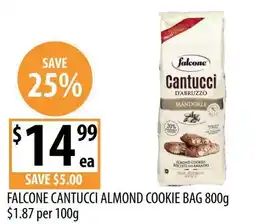 Supabarn Falcone cantucci almond cookie bag offer