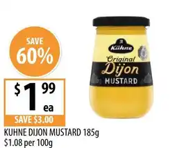 Supabarn Kuhne dijon mustard offer