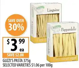 Supabarn Guzzi's pasta offer