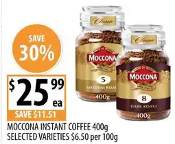 Supabarn Moccona instant coffee offer