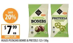 Supabarn Hugos pistachio bombs & pretzels offer