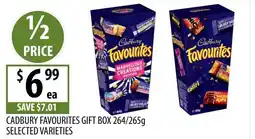 Supabarn Cadbury favourites gift box offer