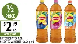 Supabarn Lipton iced tea offer