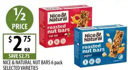 Supabarn Nice & natural nut bars offer