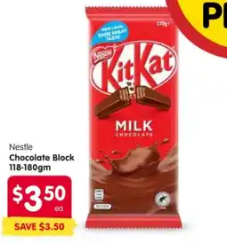 Spar Nestle Chocolate Block offer