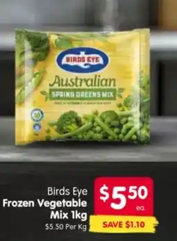 Spar Birds Eye Frozen Vegetable Mix offer