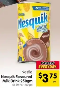 Spar Nestle Nesquik Flavoured Drinking Chocolate offer