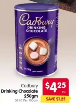 Spar Cadbury Drinking Chocolate offer