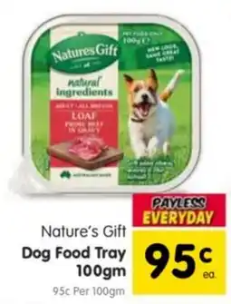 Spar Nature's Gift Dog Food Tray offer