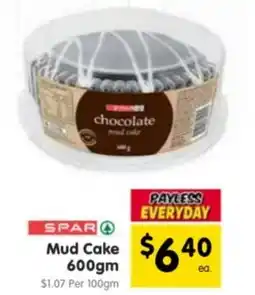Spar Mud Cake offer