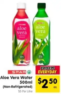 Spar Aloe Vera Water offer
