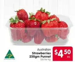 Spar Australian Strawberries Punnet offer