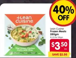 Spar Lean Cusine Frozen Meals offer