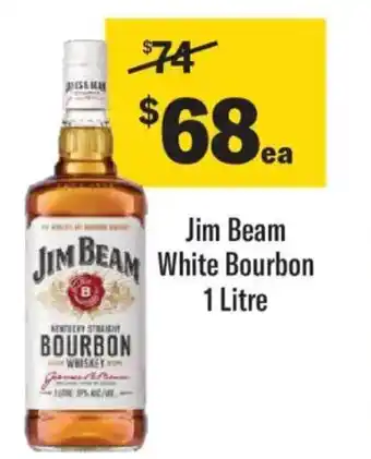 Liquorland Jim beam white bourbon offer