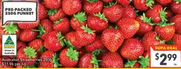 Supa Valu Australian Strawberries offer