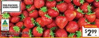 Supa Valu Australian Strawberries offer