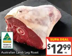 Supa Valu Australian Lamb Leg Roast offer