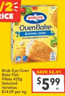 Supa Valu Birds Eye Oven Bake Fish Fillets offer