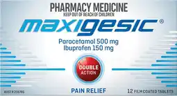 Pharmacy Best Buys Maxigesic Double Action Pain Relief offer