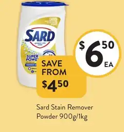 Foodworks Sard Stain Remover Powder offer