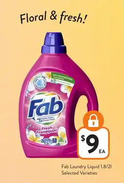 Foodworks Fab Laundry Liquid offer