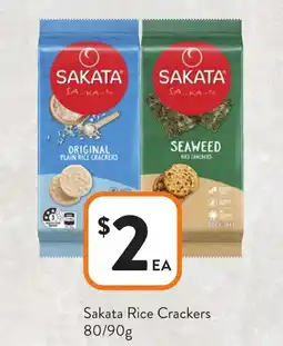 Foodworks Sakata Rice Crackers offer