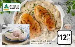 Foodworks Australian Fresh Chicken Breast Fillets (skin off) offer