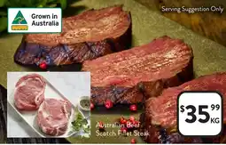 Foodworks Australian Beef Scotch Fillet Steak offer
