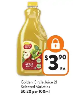Foodworks Golden Circle Juice offer