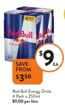 Foodworks Red Bull Energy Drink offer