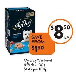 Foodworks My Dog Wet Food offer