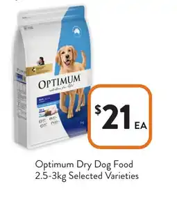 Foodworks Optimum Dry Dog Food offer