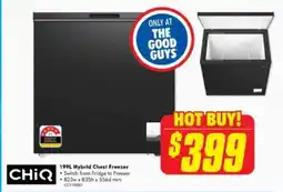 The Good Guys Hybrid Chest Freezer offer