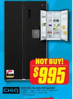 The Good Guys Side-By-Side Refrigerator offer