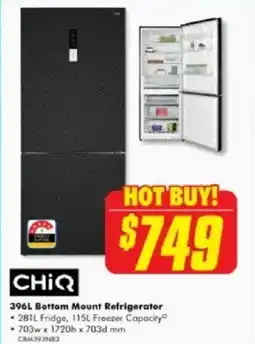 The Good Guys Bottom Mount Refrigerator offer