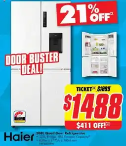 The Good Guys Quad Door Refrigerator offer