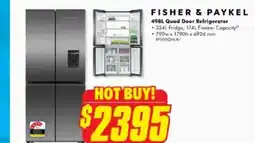 The Good Guys Quad Door Refrigerator offer
