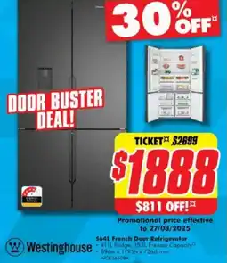 The Good Guys French Door Refrigerator offer