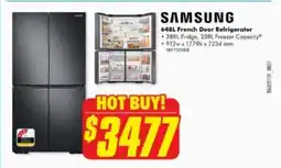 The Good Guys French Door Refrigerator offer