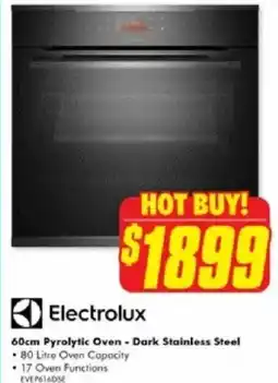 The Good Guys Pyrolytic Oven - Dark Stainless Steel offer