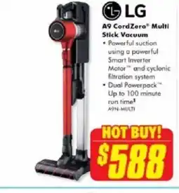 The Good Guys A9 CordZero Multi Stick Vacuum offer